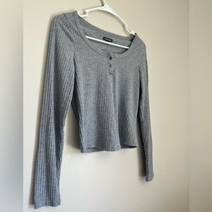 Grey/Gray XS Wild Fable long sleeve shirt with buttons